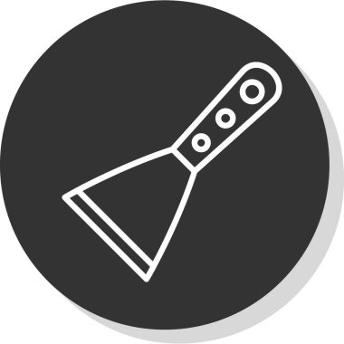 Modern Scraper simgesinin vektör illüstrasyonu           