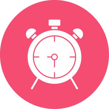 çalar saat simge vektör çizim