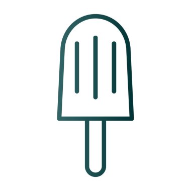 dondurma ikonu vektör illüstrasyonu