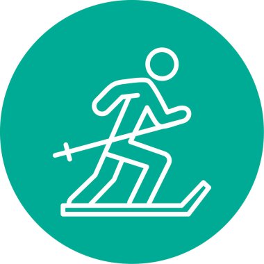Kayak simgesi, vektör basit illüstrasyon