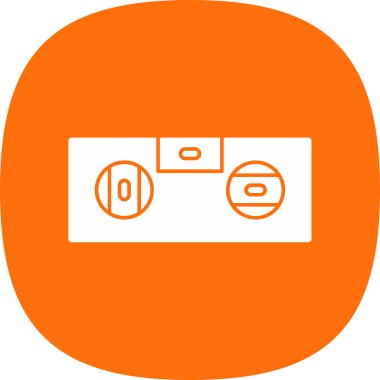 Gıda simgesinin vektör illüstrasyonu