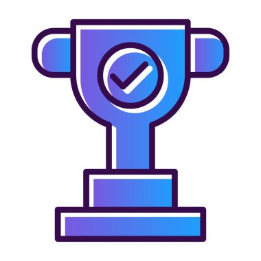 kupa vektör illüstrasyonu, simge ögesi arkaplanı                       