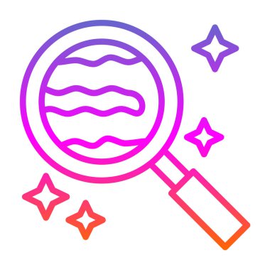 düz arama simgesi vektör gösterimi