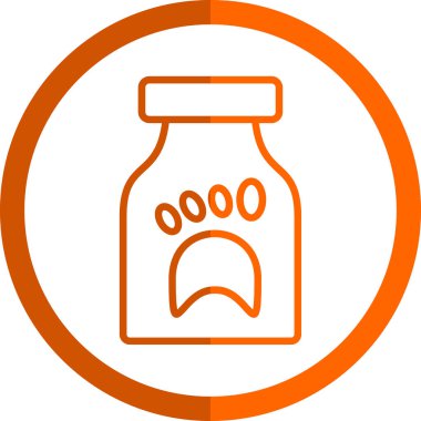 Şişe. Web simgesi basit illüstrasyon