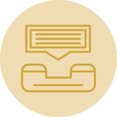 Yardım hattı web simgesi, vektör illüstrasyonu