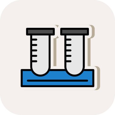 test tubes vector icon design