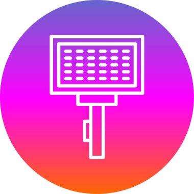 fırça ağ ikonu vektör illüstrasyonu