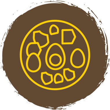 Bir çikolatanın vektör çizimi