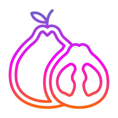 Pomelo meyvesi. vektör simgesi basit resimleme