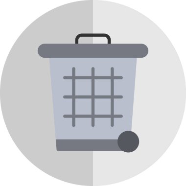 Çöp kutusu vektör illüstrasyonuName 