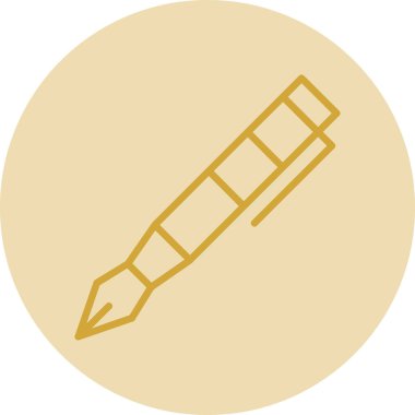 Mürekkep. Web simgesi basit illüstrasyon