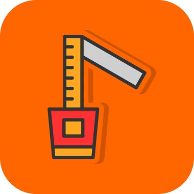 cetvel simgesi çizimi