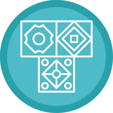 b 'nin vektör illüstrasyonu