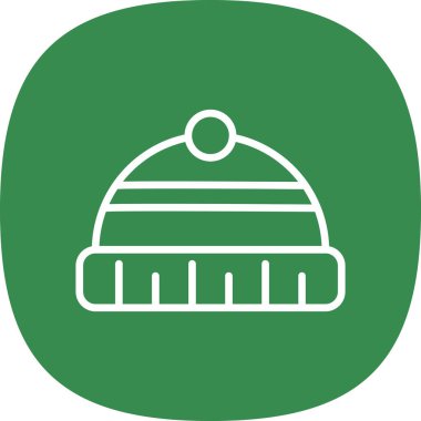 Eşsiz Şapka Vektörü Kabartma Simgesi