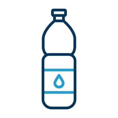 su şişesi ikonu vektör çizimi tasarımı 