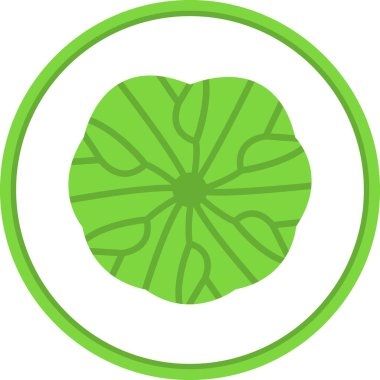 Yaprak ikonu vektör illüstrasyon tasarımı