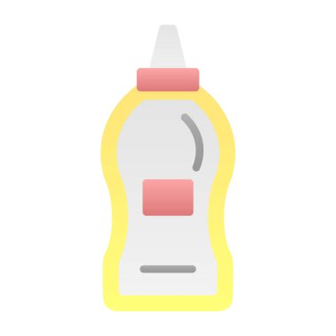 Hardal şişesinin vektör illüstrasyon simgesi 