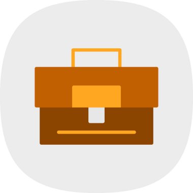 Çanta. Web simgesi basit tasarım