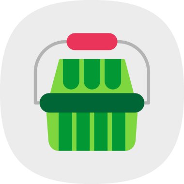 Sepet Simgesi vektör illüstrasyonu