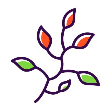 Branch vektör illüstrasyonunu Bırakıyor