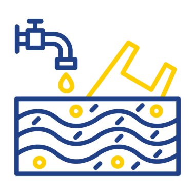 su musluğu vektör simgesi