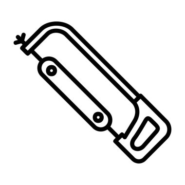 Demir Testere aracı vektör illüstrasyonu