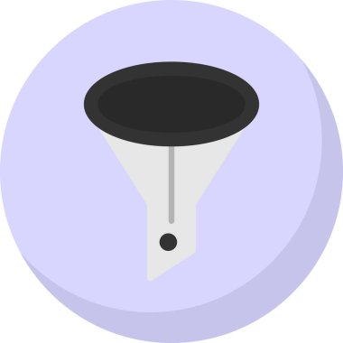 modada izole edilmiş arkaplanda huni simgesi 