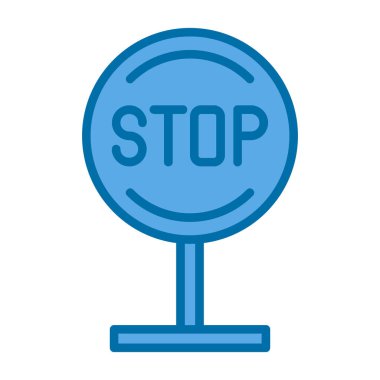 Kes şunu. Web simgesi basit illüstrasyon 