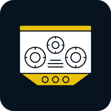 vektör Müzik player simgesi