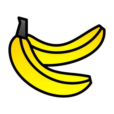 muz ikonu. vektör çizimi tasarımı 