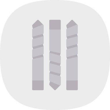 Çit düz vektör simgesi