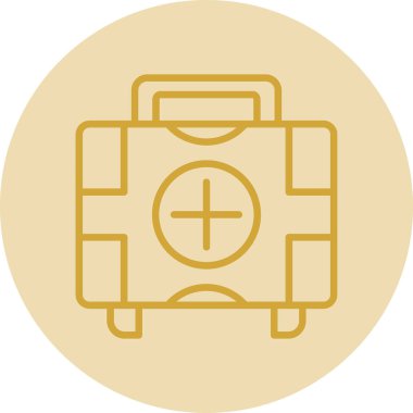 Çanta. Web simgesi basit illüstrasyon