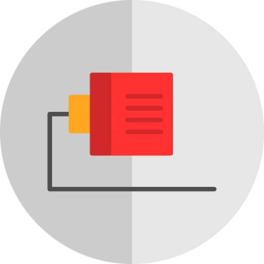 Plug web simgesi, simge illüstrasyonu