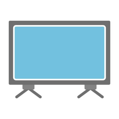 televizyon ikonu. vektör çizim