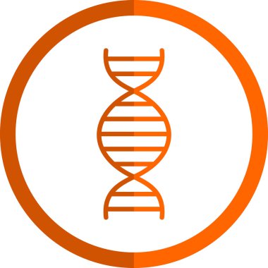 dna. Web simgesi basit illüstrasyon 