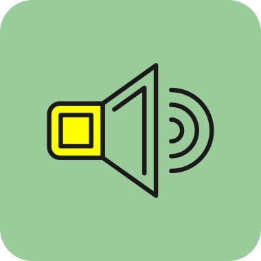 hoparlör vektör illüstrasyonu