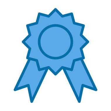 Madalya Web simgesi basit illüstrasyon 