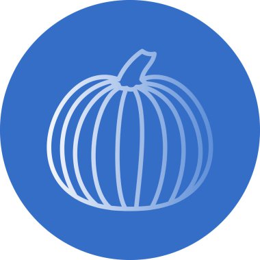 Pumpkin web icon vector illustration