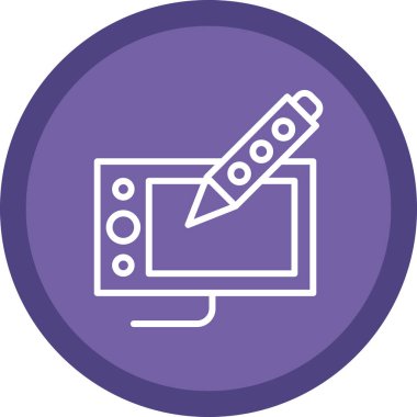 Tablet ikon vektör çizimi