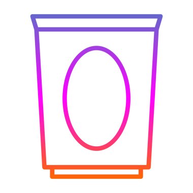 Dustbin web  icon. vector illustration.