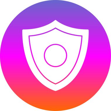 kalkan simgesi web basit illüstrasyon