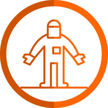 Uzaylı adam vektör simgesini yuvarladı