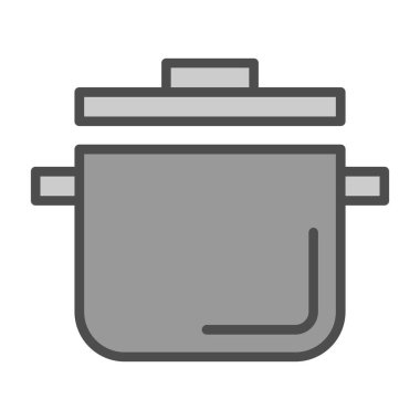 Pot simge vektör çizim