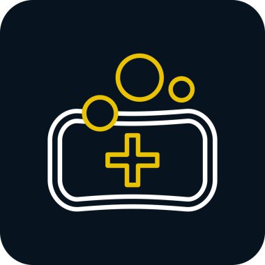 Moda biçimi izole edilmiş arkaplanda oyun simgesi