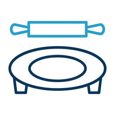 tuvalet ikonu vektör illüstrasyonu