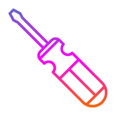 tornavida aracı simge vektör illüstrasyon tasarımı