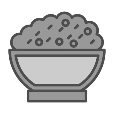 Çorba ikonlu kase, taslak tarzı