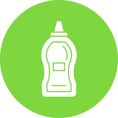 Hardal şişesinin vektör illüstrasyon simgesi 