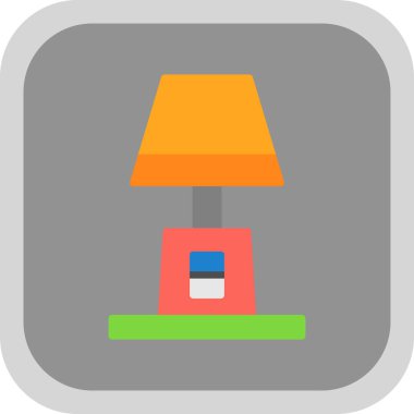 Lamba. Web simgesi basit illüstrasyon