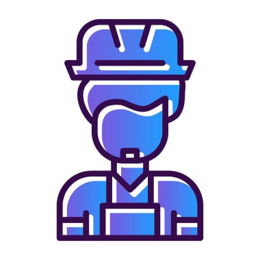 Şapkalı bir adamın vektör çizimi